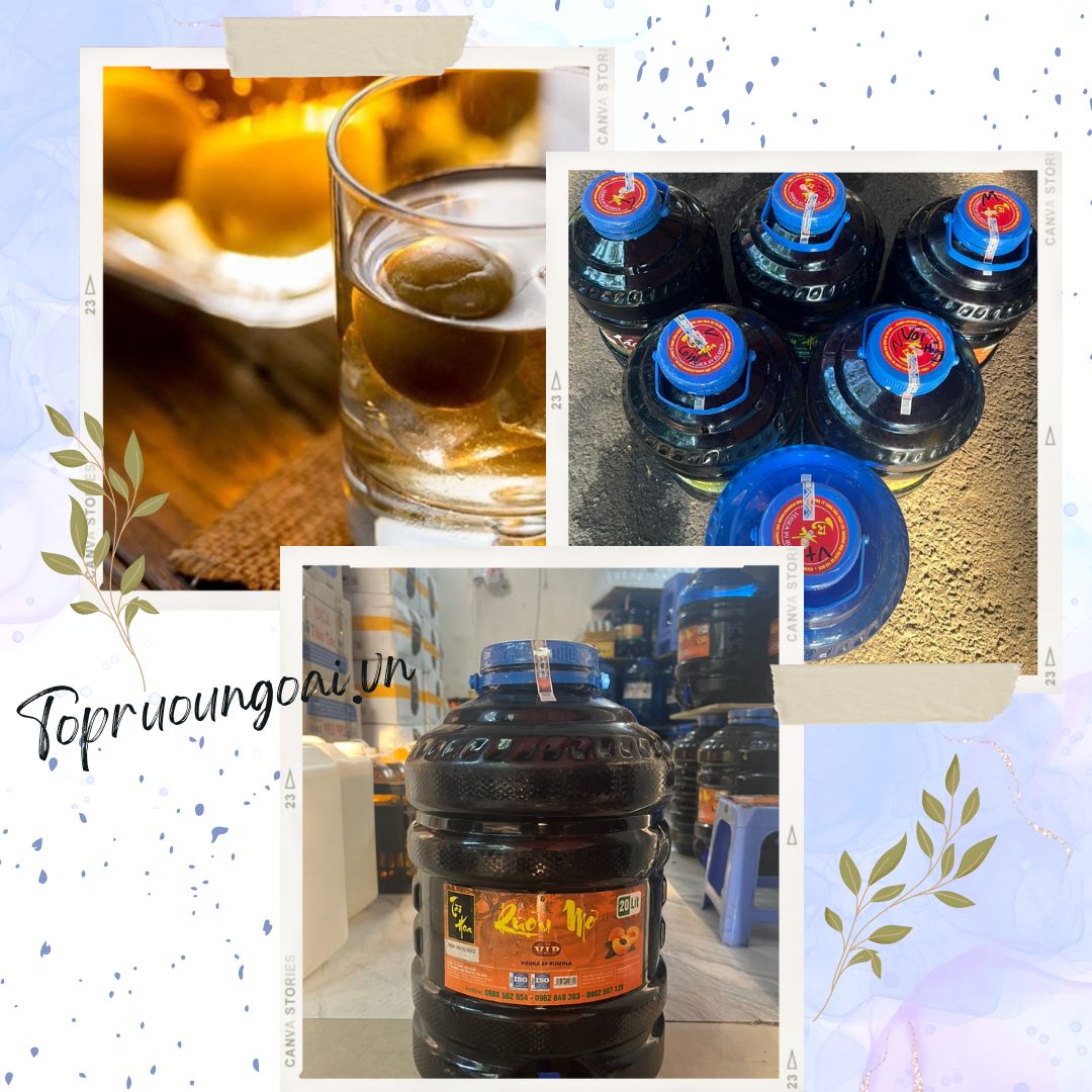 Rượu Mơ Tài Hoa – Hương vị thanh nhẹ dễ uống