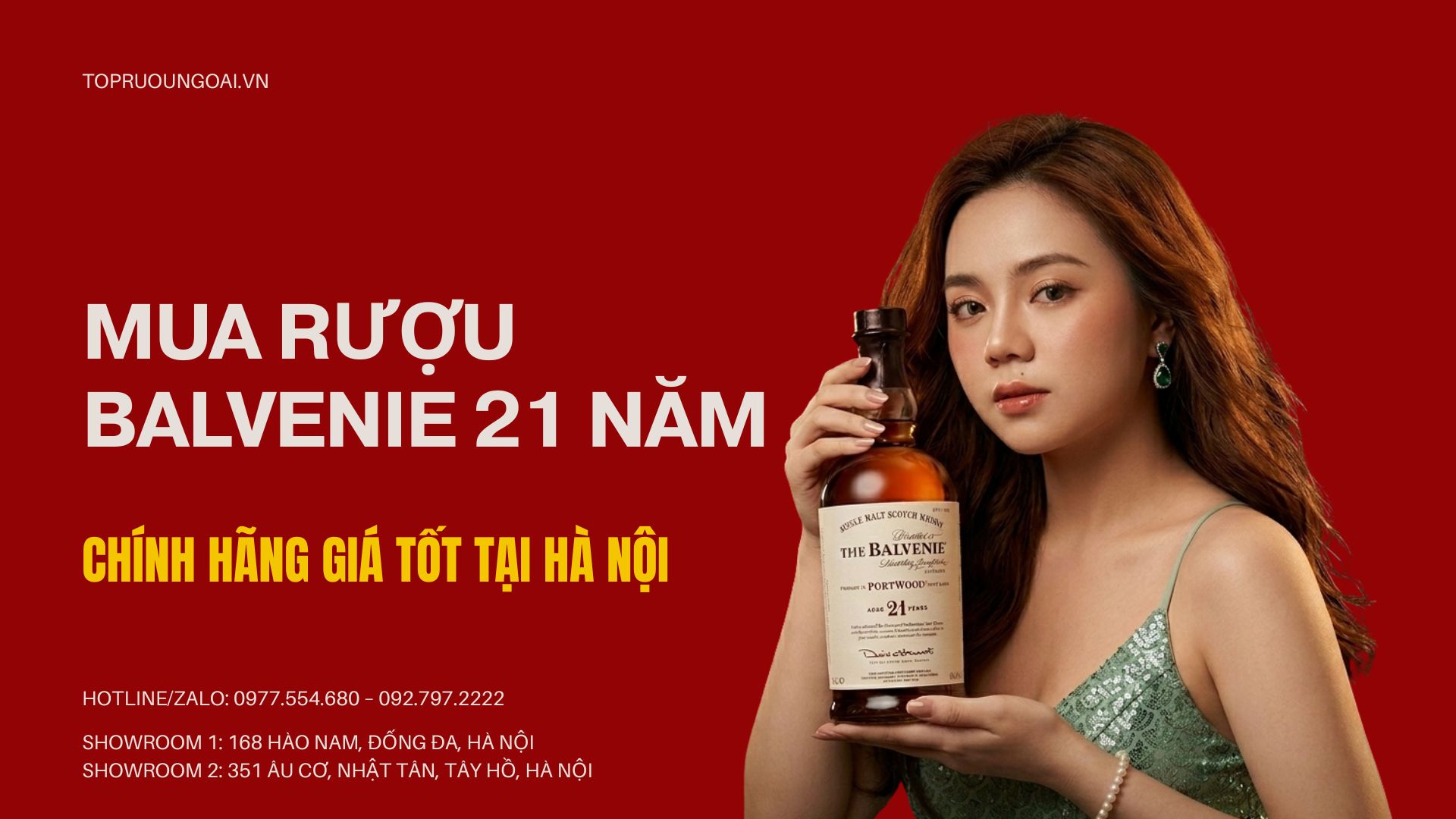 Mua rượu Balvenie 21 năm chính hãng giá tốt tại Hà Nội