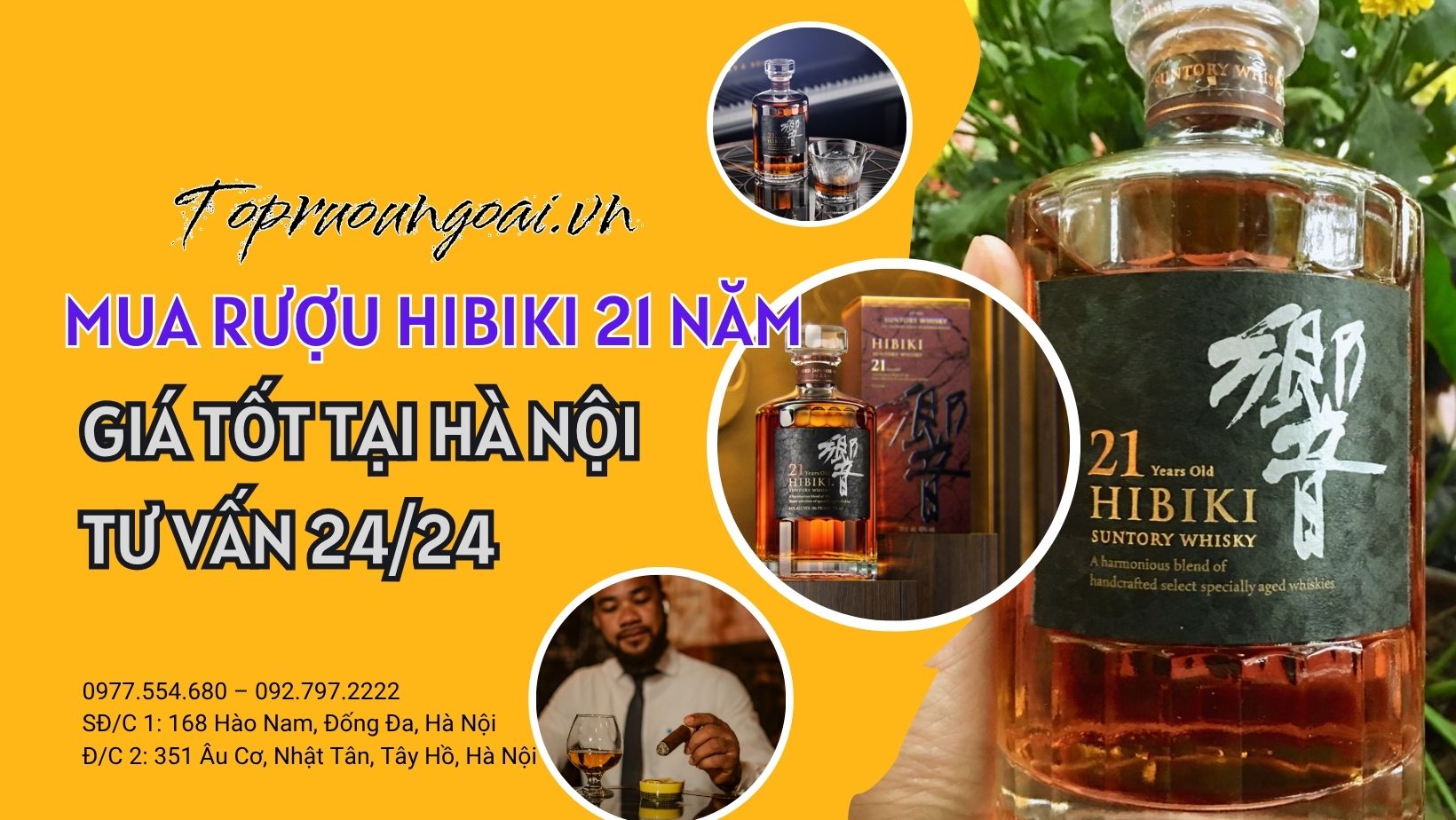 Mua rượu Hibiki 21 năm giá tốt tại Hà Nội – Tư vấn 24/24