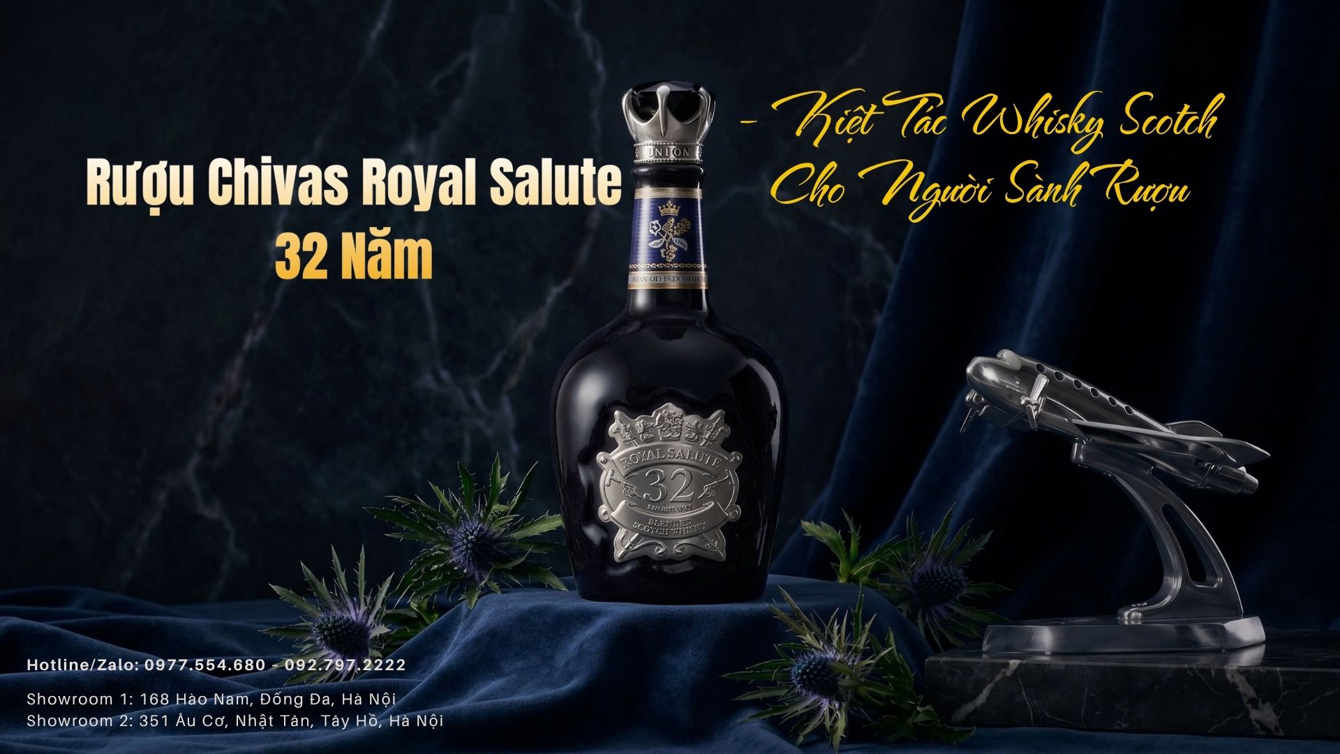 Rượu Chivas Royal Salute 32 năm - Kiệt tác Whisky Scotch cho người sành rượu