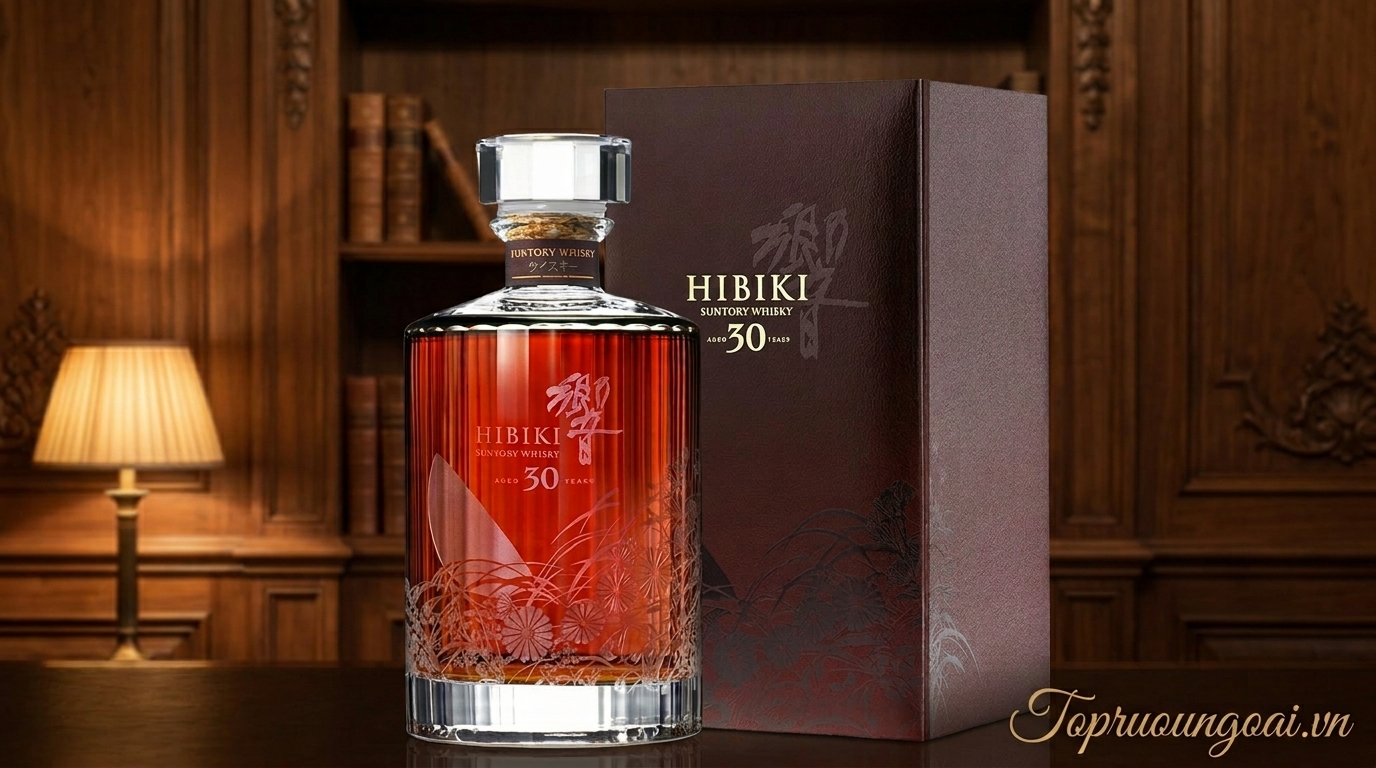 Rượu Hibiki 30 năm Gold chính hãng – Whisky Nhật sưu tầm đẳng cấp