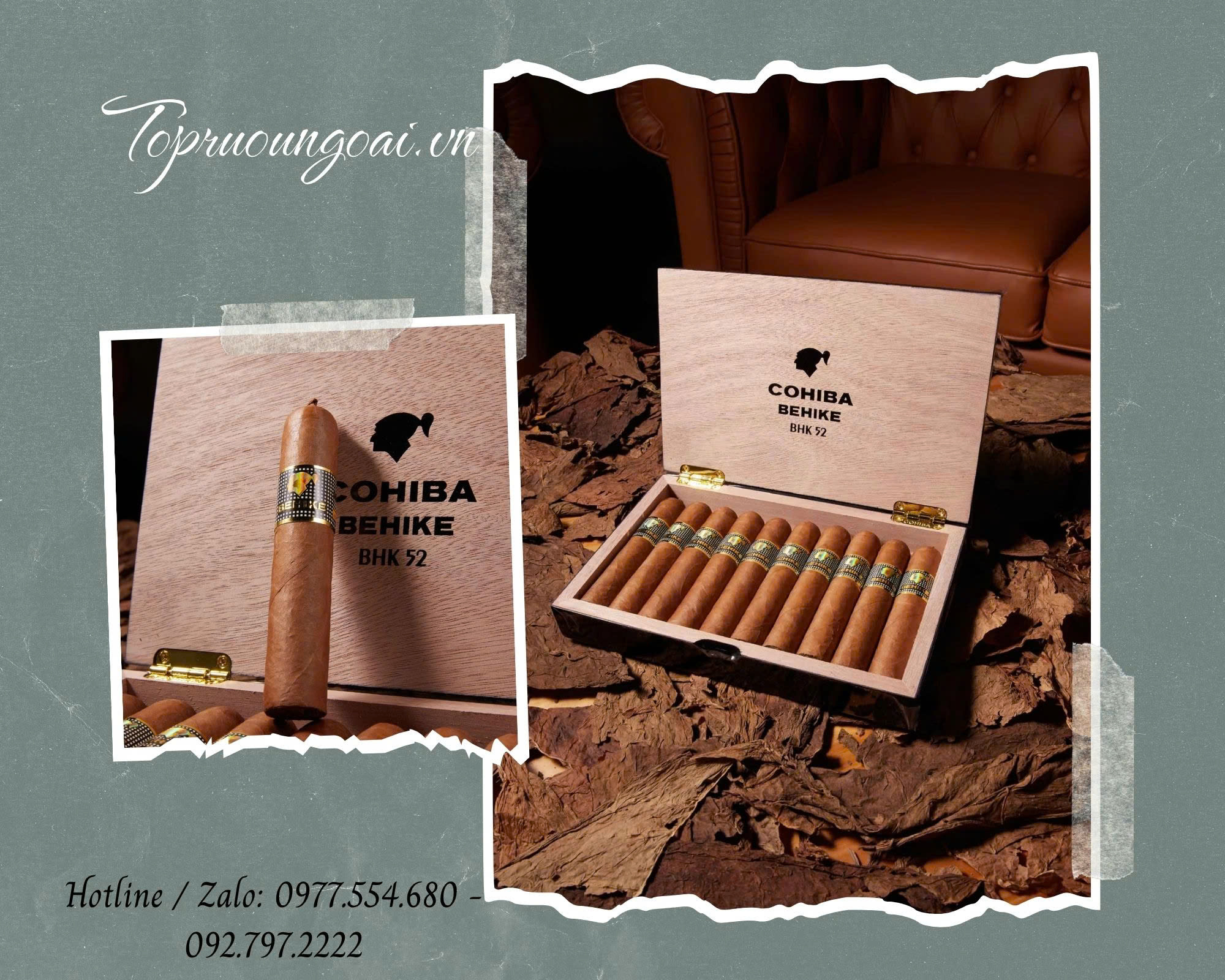 Cigar Behike 52, 54, 56 – Đỉnh cao xì gà Cuba & Địa chỉ mua uy tín tại Hà Nội