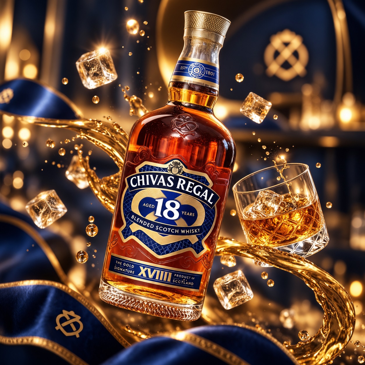 Rượu Chivas 18 năm hộp quà Tết – Dòng whisky cao cấp cho mùa biếu tặng