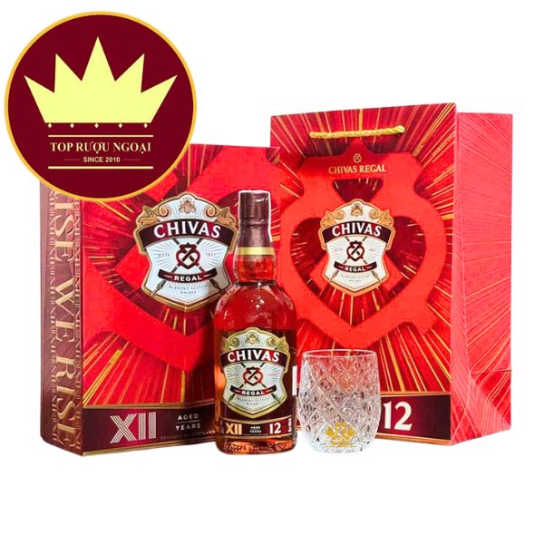 Rượu Chivas 12 năm - Hộp quà Tết