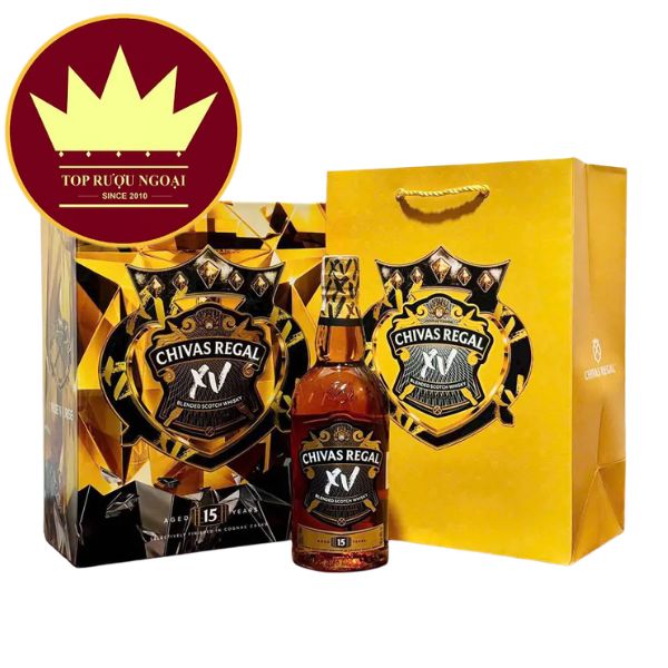 Rượu Chivas 15 năm - Hộp quà Tết