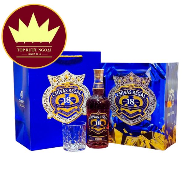 Rượu Chivas 18 năm - Hộp quà Tết