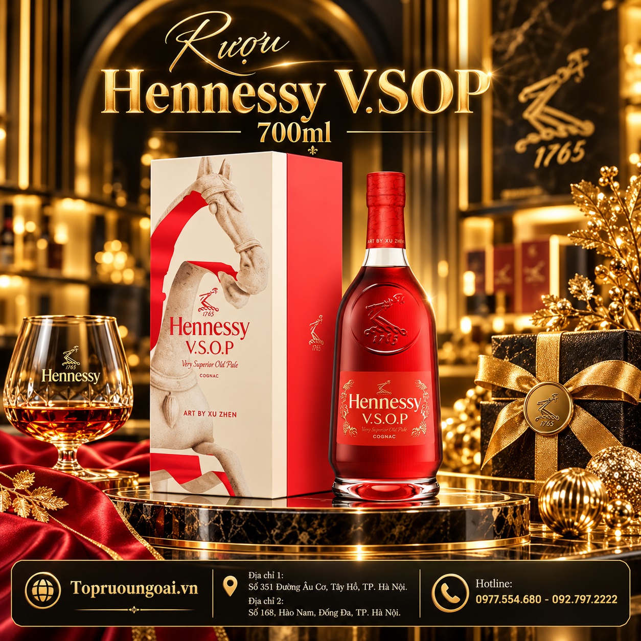 Rượu Hennessy VSOP 700ml 5 điều cần biết trước khi mua