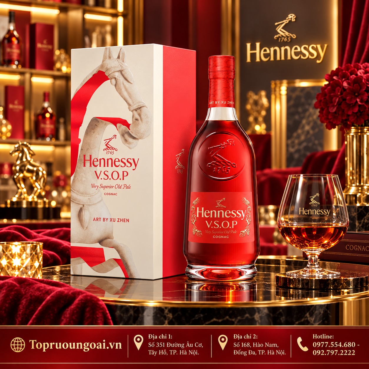 Rượu Hennessy VSOP 700ml hàng công ty