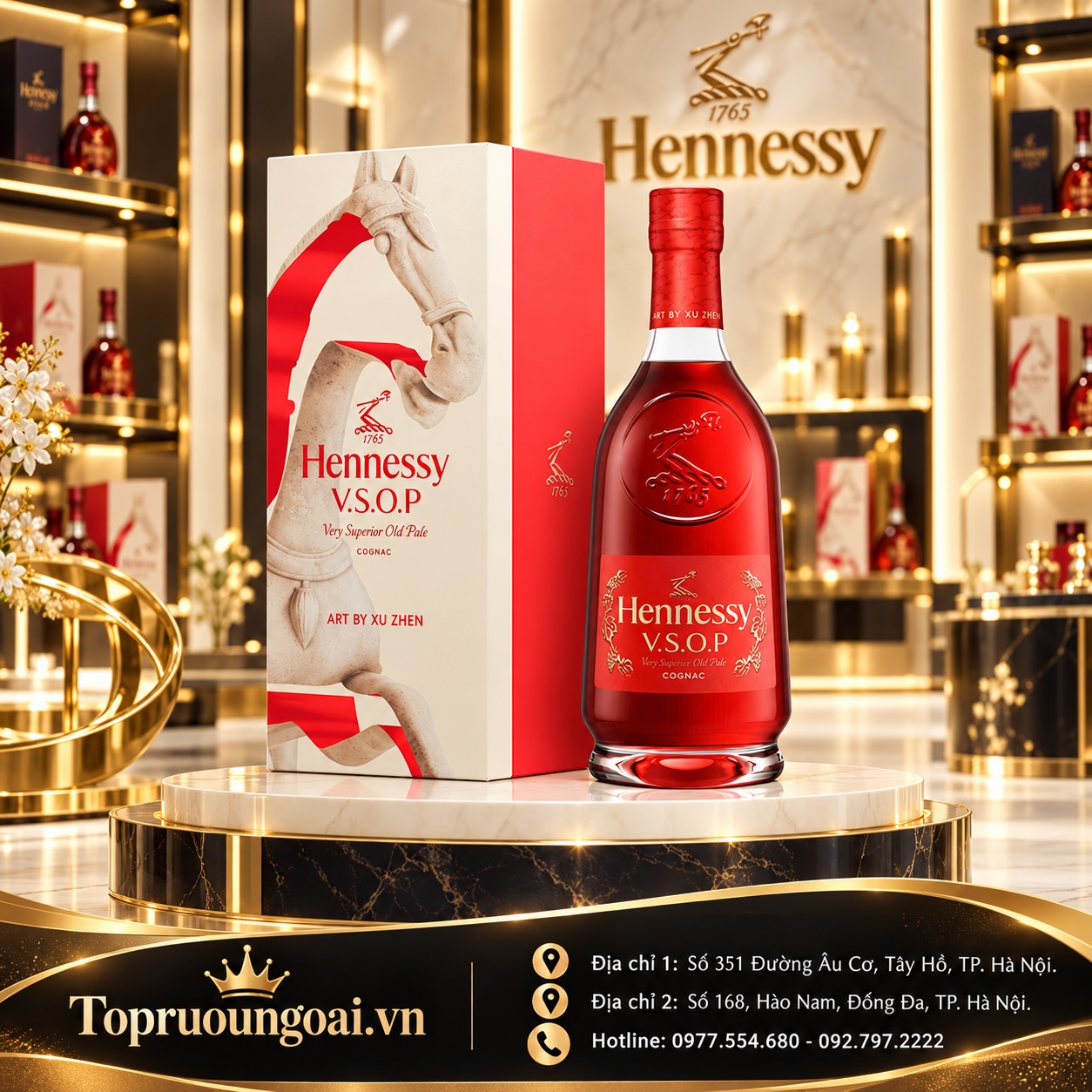 Rượu Hennessy VSOP 700ml hàng công ty