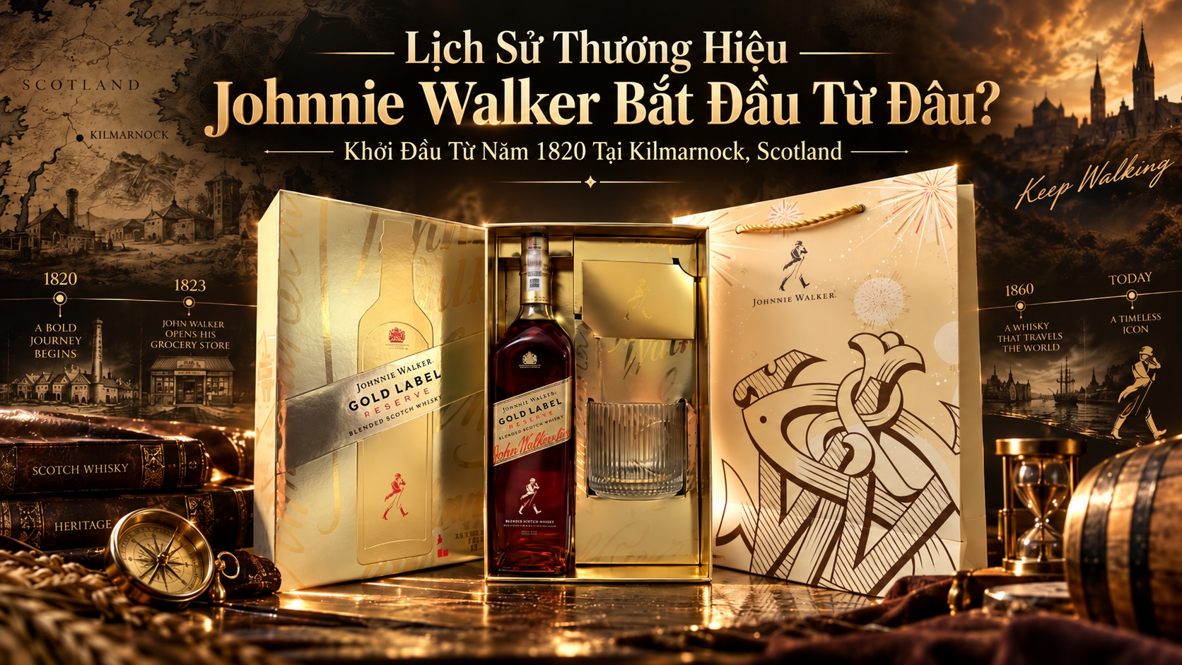 Lịch sử thương hiệu Johnnie Walker