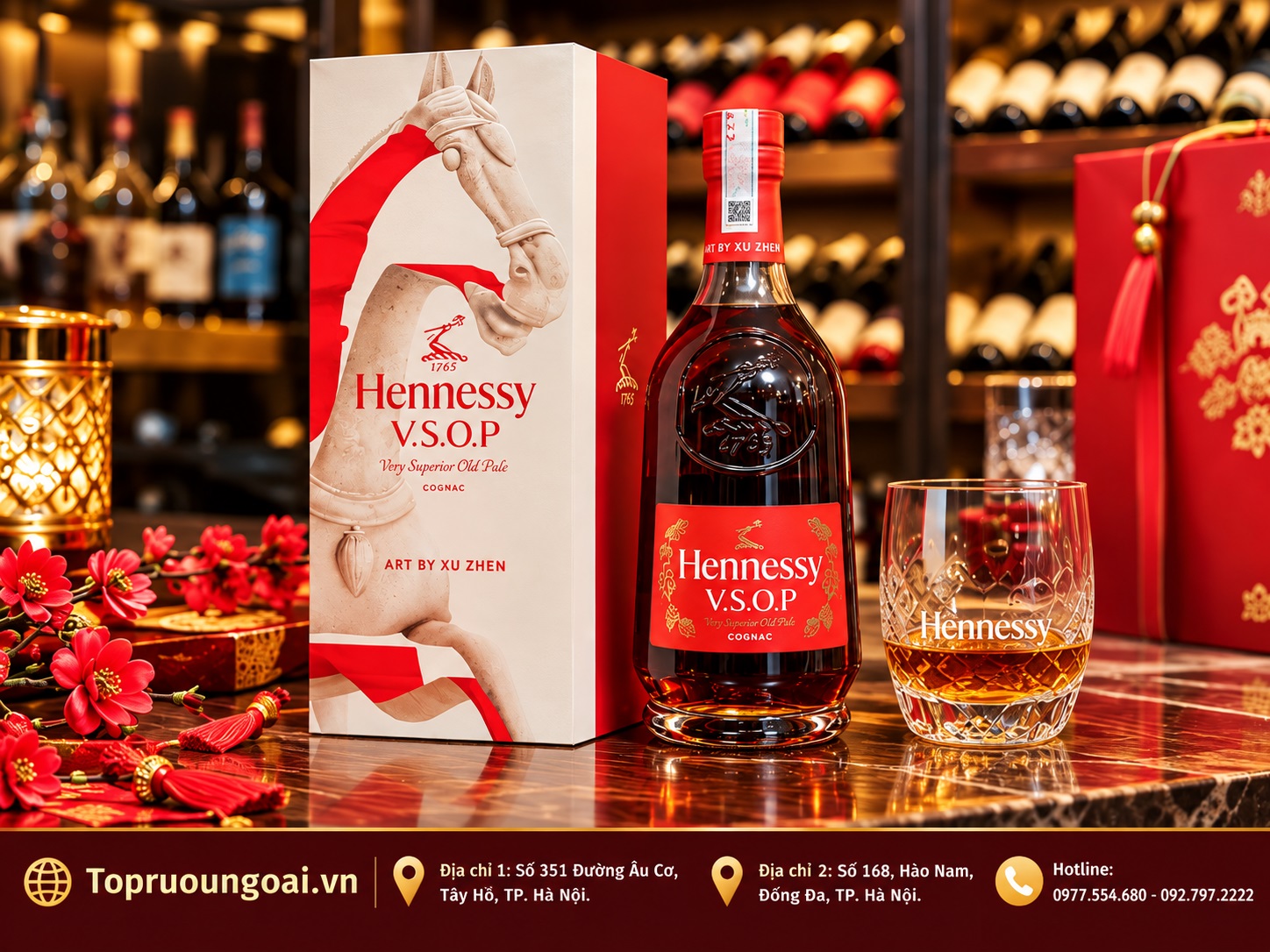 Rượu Hennessy VSOP 700ml hàng công ty