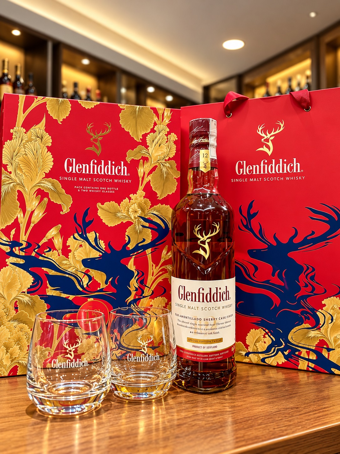 Rượu Glenfiddich 12 năm - hộp quà Tết