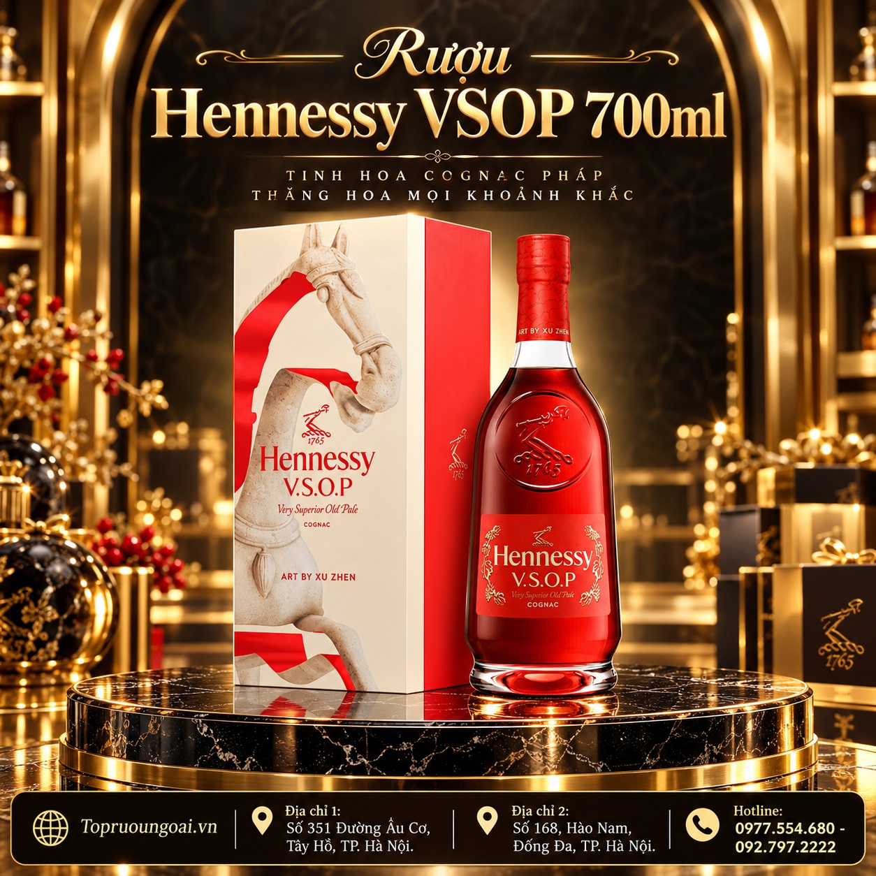 Rượu Hennessy VSOP 700ml: 5 điều cần biết trước khi mua