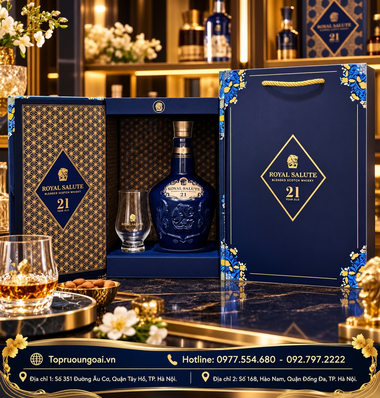 Rượu Chivas 21 năm - Hộp quà Tết