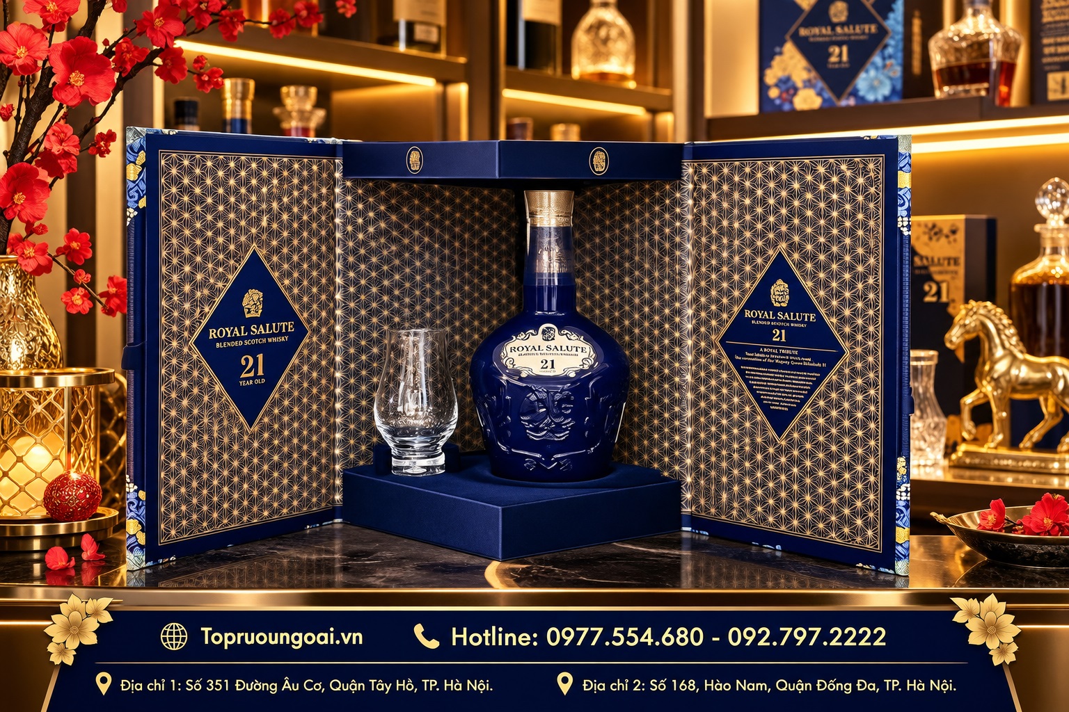 Rượu Chivas 21 năm - Hộp quà Tết