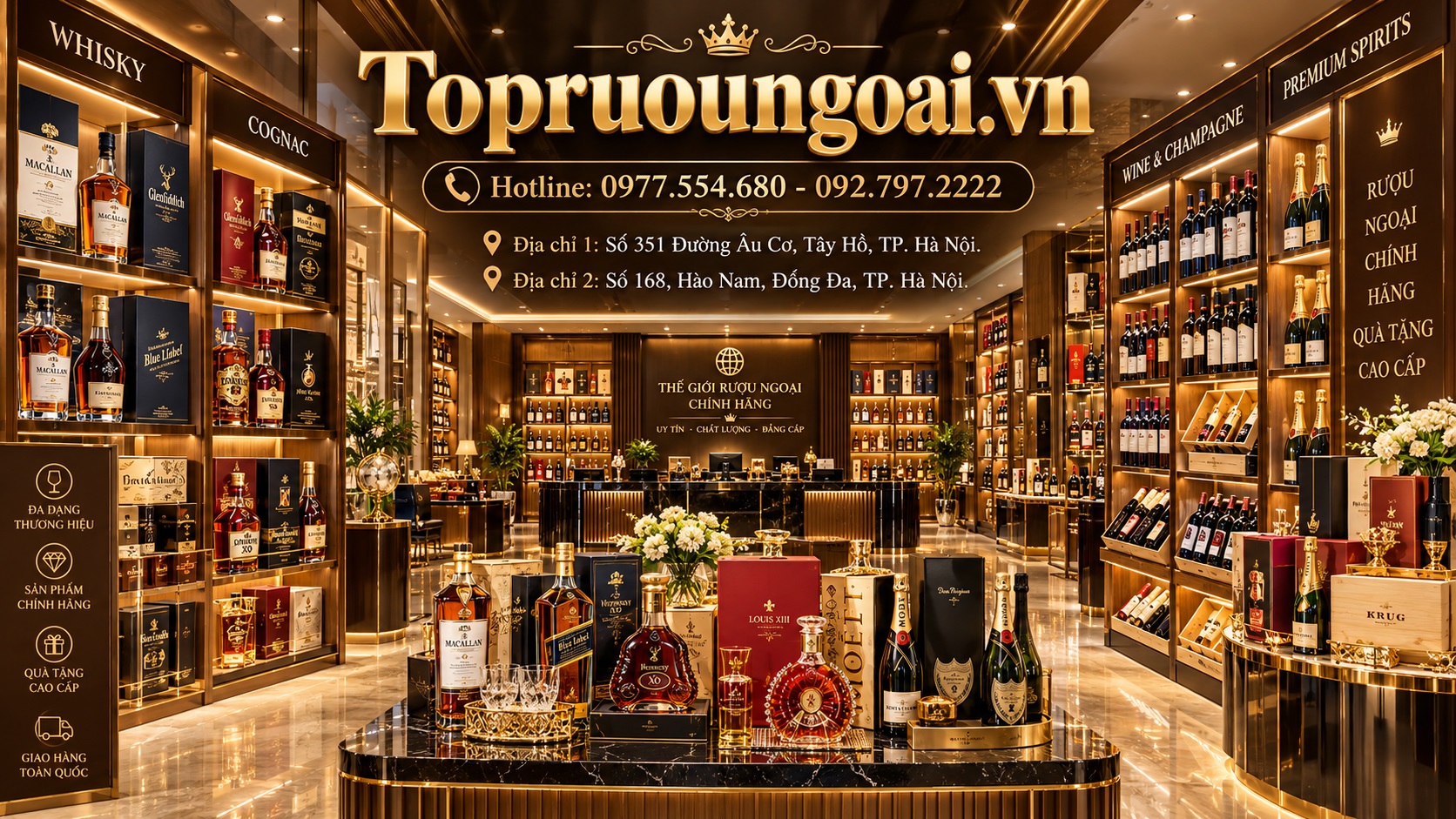 Topruoungoai.vn – Địa chỉ tìm mua Glenfiddich 18 năm hộp quà Tết tại Hà Nội