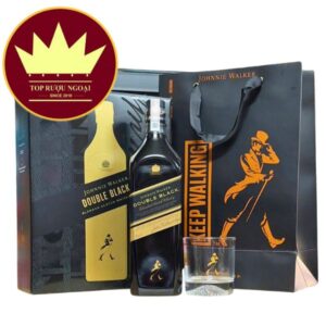 Rượu Johnnie Walker Double Black - Hộp quà Tết